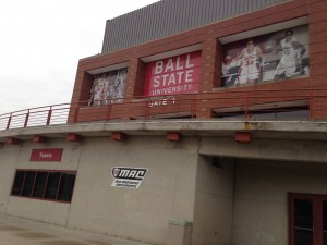 Outside BSU Worthen Arena