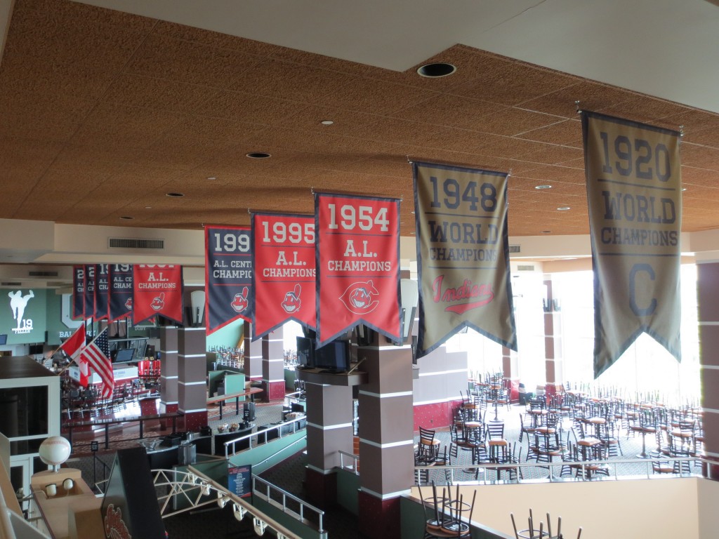 Banners over Restaurant