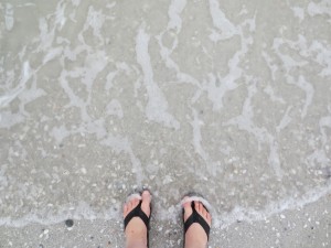 Feet in the Gulf