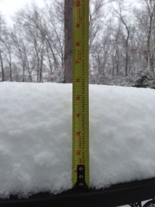 New Year's Snow Measurement