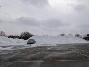 Kroger Snowpiles