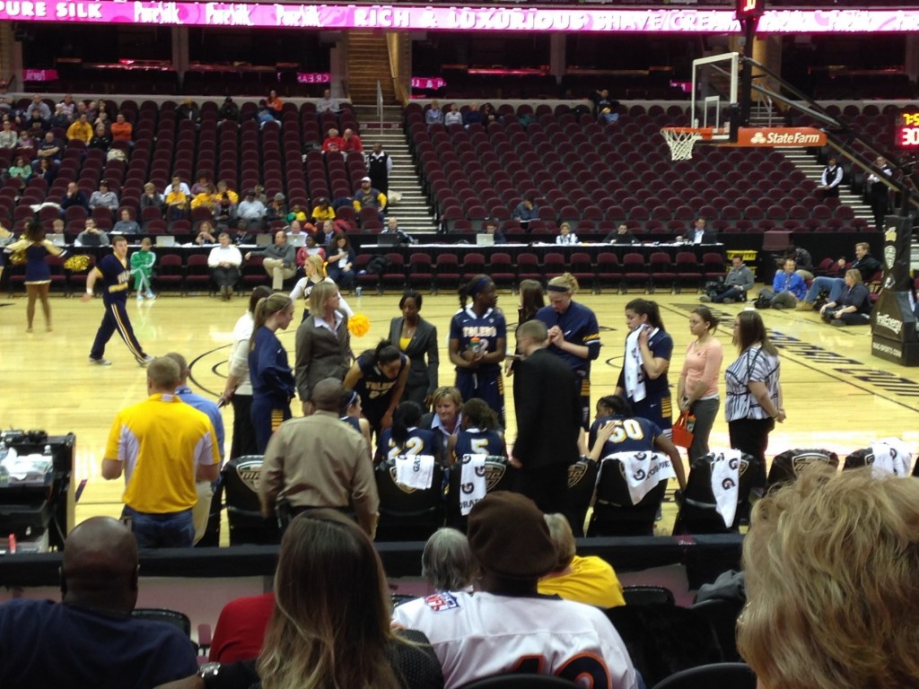 Lady Rockets at the Q