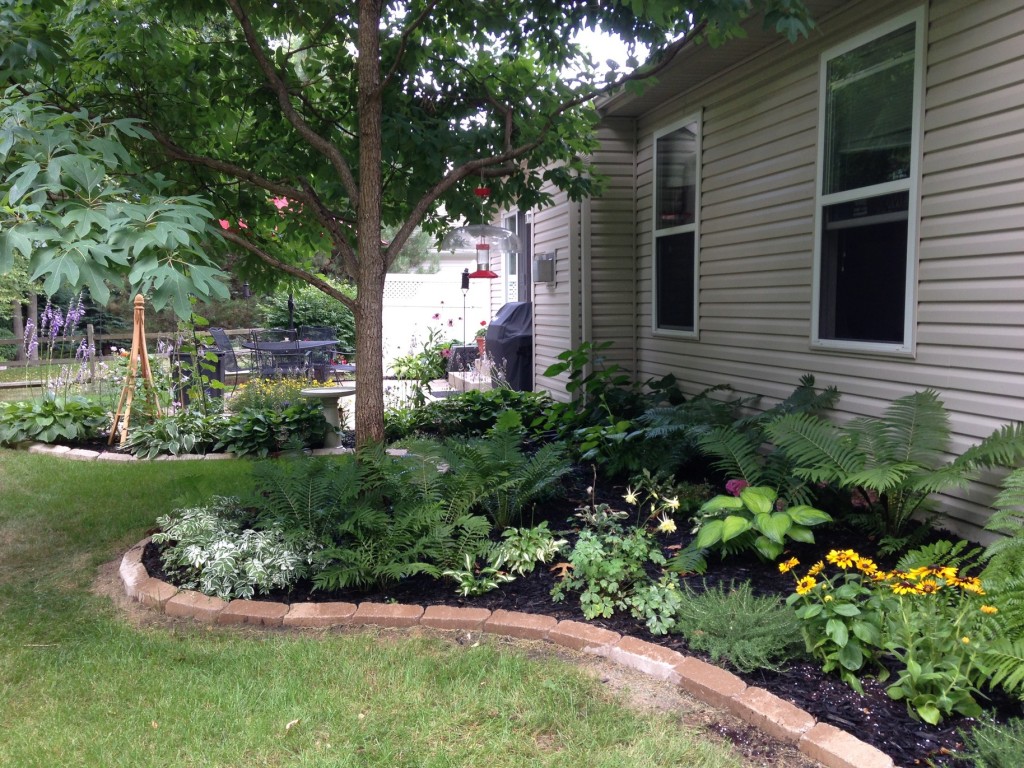 Back Bed Toward Patio